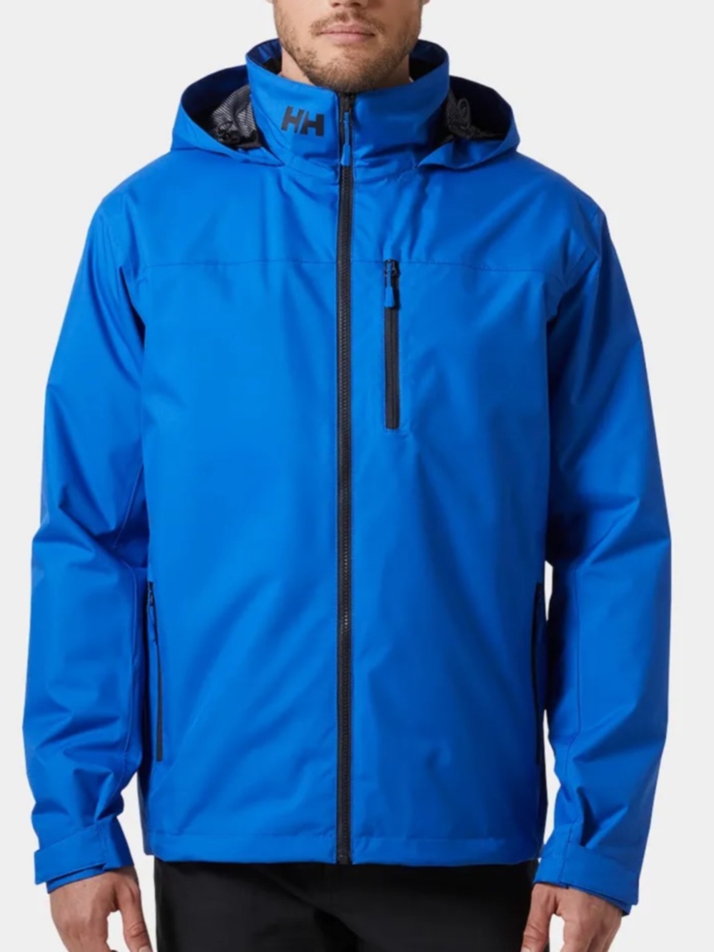 Helly Hansen Bright Blue Waterproof Hooded Rain Jacket